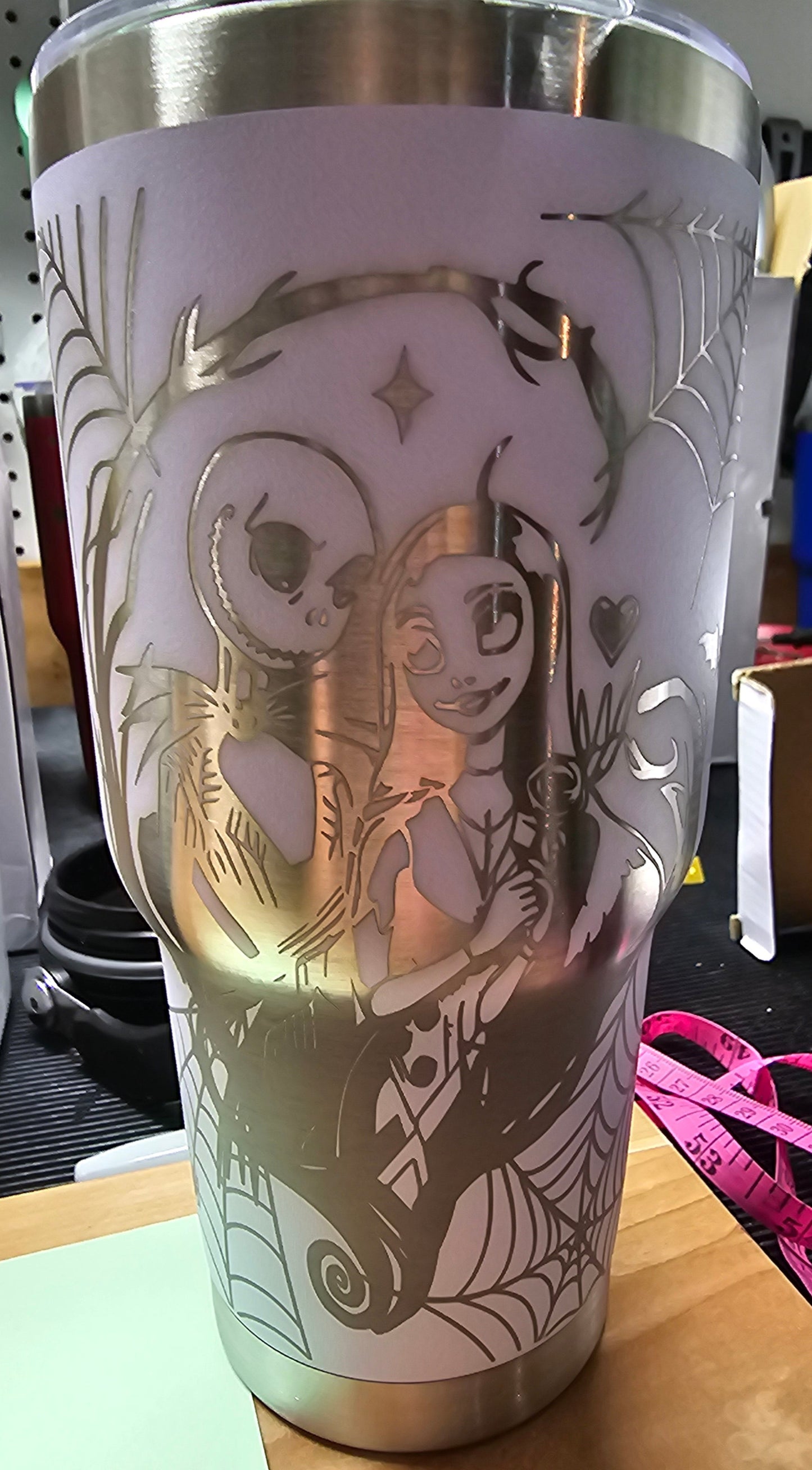 30oz Tumbler "Jack and Sally"